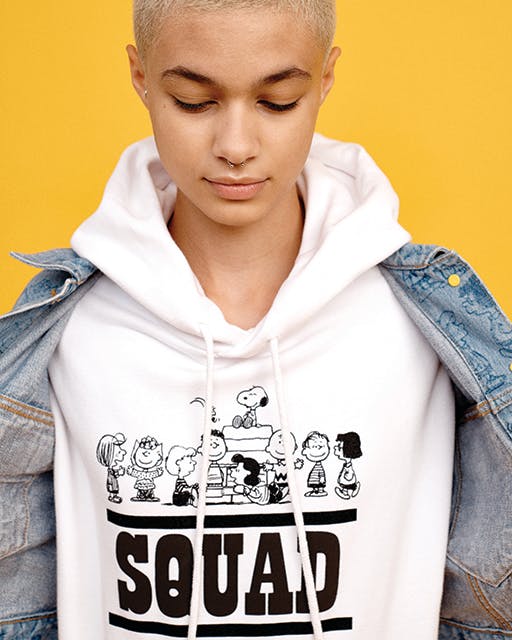 levis hoodie snoopy